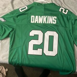 Brian Dawkins Eagles Kelly Green Jersey. Never worn. Great condition